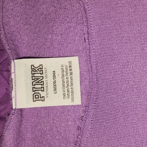 PINK Victoria's Secret Ombre Crop Sweatshirt - Picture 5 of 5